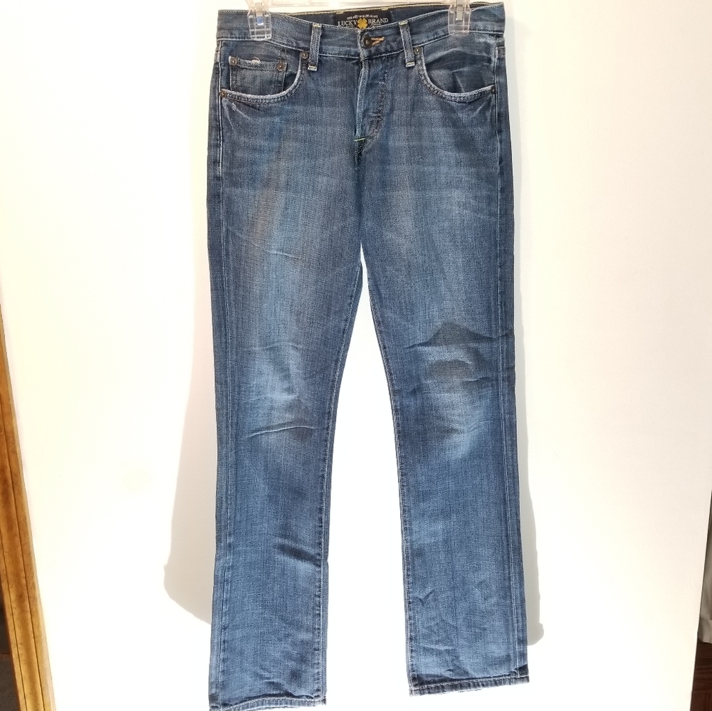 LUCKY BRAND JEANS 221 ORIGINAL STRAIGHT 28X32 - Picture 4 of 8